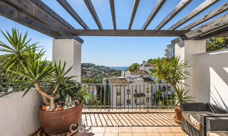 Stunning penthouse with renovation potential for sale with golf and sea views in La Quinta, Marbella - Benahavís 807695 