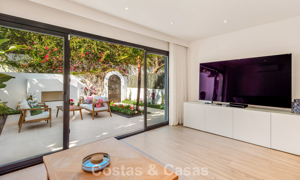 Single-story luxury villa with Spanish boutique-style architecture for sale in Sierra Blanca on Marbella’s Golden Mile 807639