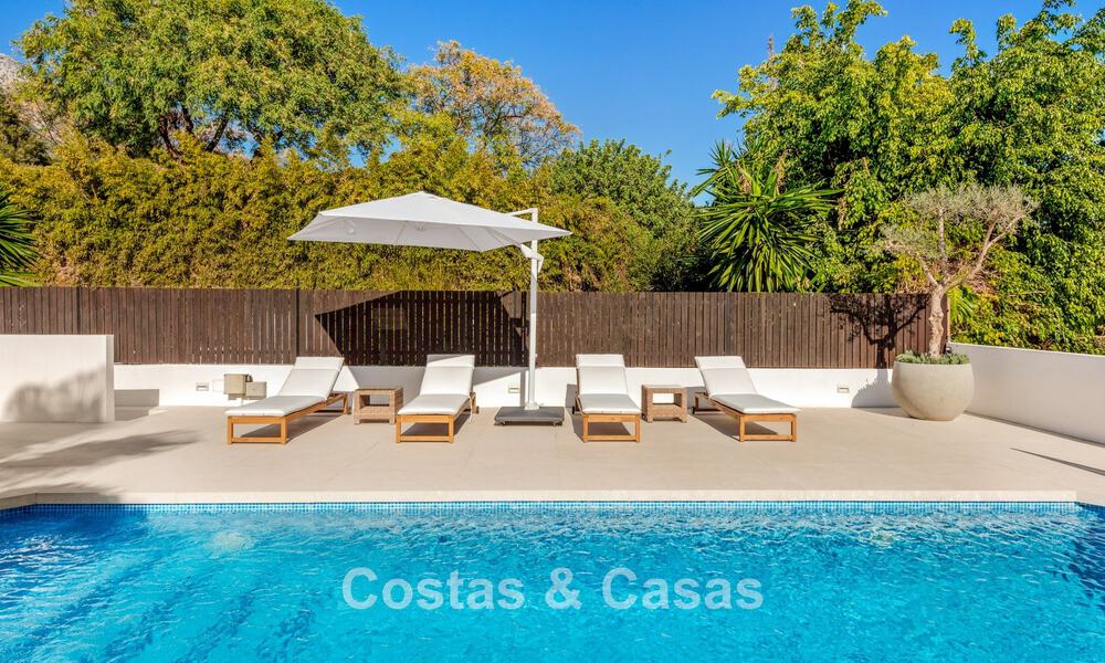 Single-story luxury villa with Spanish boutique-style architecture for sale in Sierra Blanca on Marbella’s Golden Mile 807648