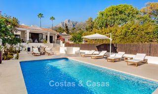 Single-story luxury villa with Spanish boutique-style architecture for sale in Sierra Blanca on Marbella’s Golden Mile 807649 