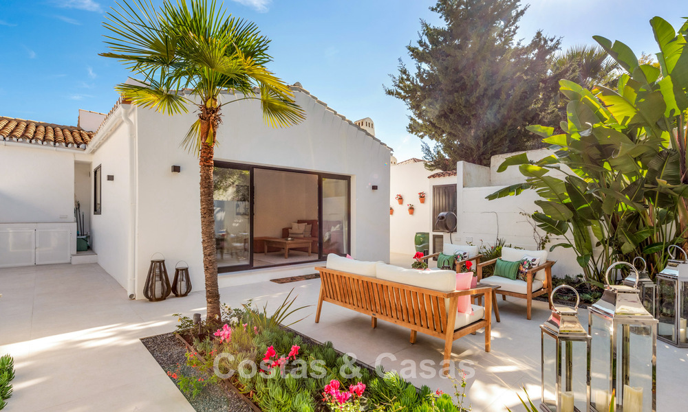 Single-story luxury villa with Spanish boutique-style architecture for sale in Sierra Blanca on Marbella’s Golden Mile 807651