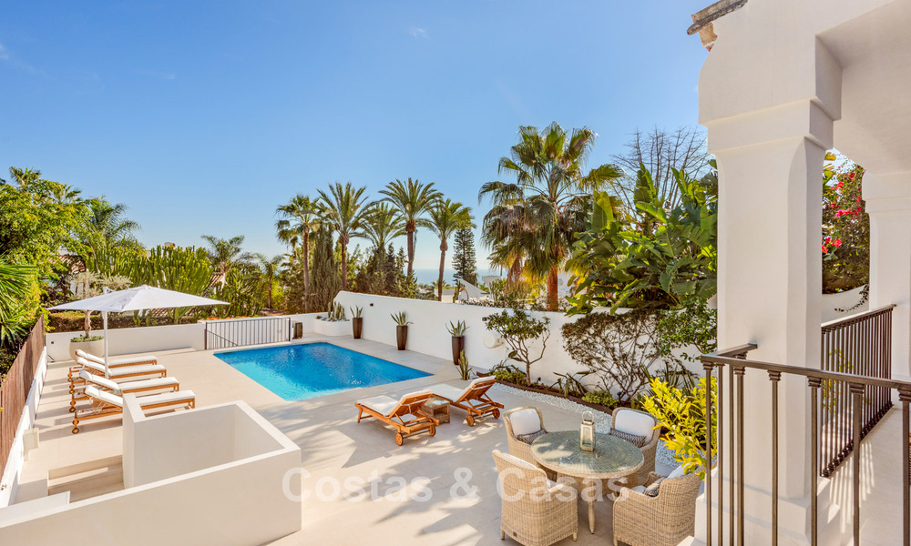 Single-story luxury villa with Spanish boutique-style architecture for sale in Sierra Blanca on Marbella’s Golden Mile 807653
