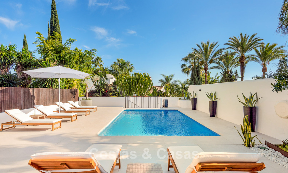 Single-story luxury villa with Spanish boutique-style architecture for sale in Sierra Blanca on Marbella’s Golden Mile 807660