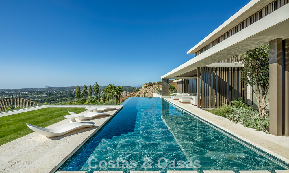 Cutting-edge new-build villa for sale with spectacular panoramic views in La Reserva Club, Sotogrande, Costa del Sol 807898