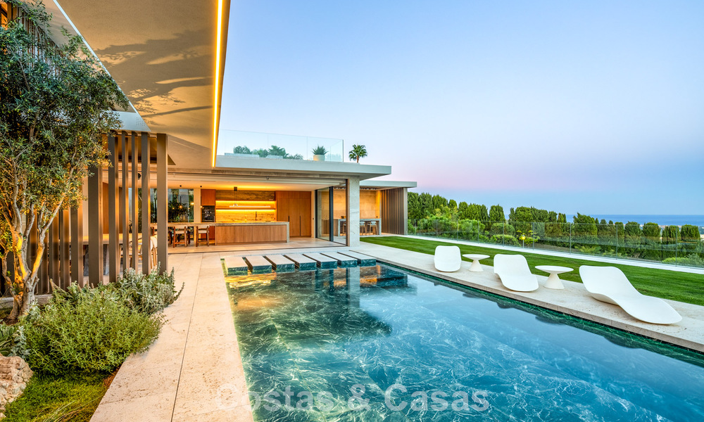Cutting-edge new-build villa for sale with spectacular panoramic views in La Reserva Club, Sotogrande, Costa del Sol 807912