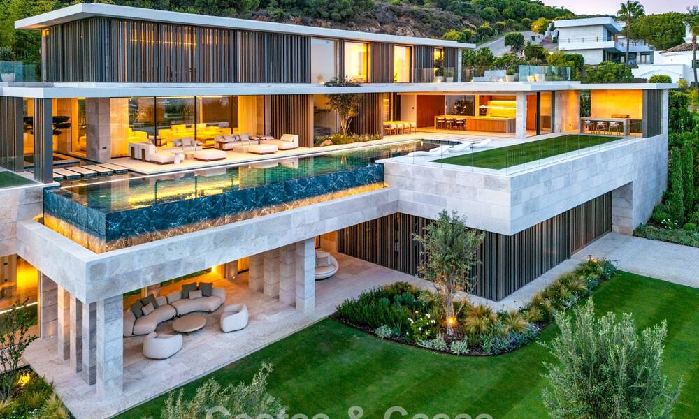 Cutting-edge new-build villa for sale with spectacular panoramic views in La Reserva Club, Sotogrande, Costa del Sol 807915