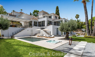 Modernised villa with contemporary mediterranean architecture for sale in Nueva Andalucía’s Golf Valley, Marbella 807963 