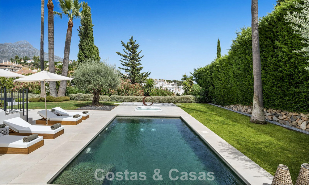 Modernised villa with contemporary mediterranean architecture for sale in Nueva Andalucía’s Golf Valley, Marbella 807966