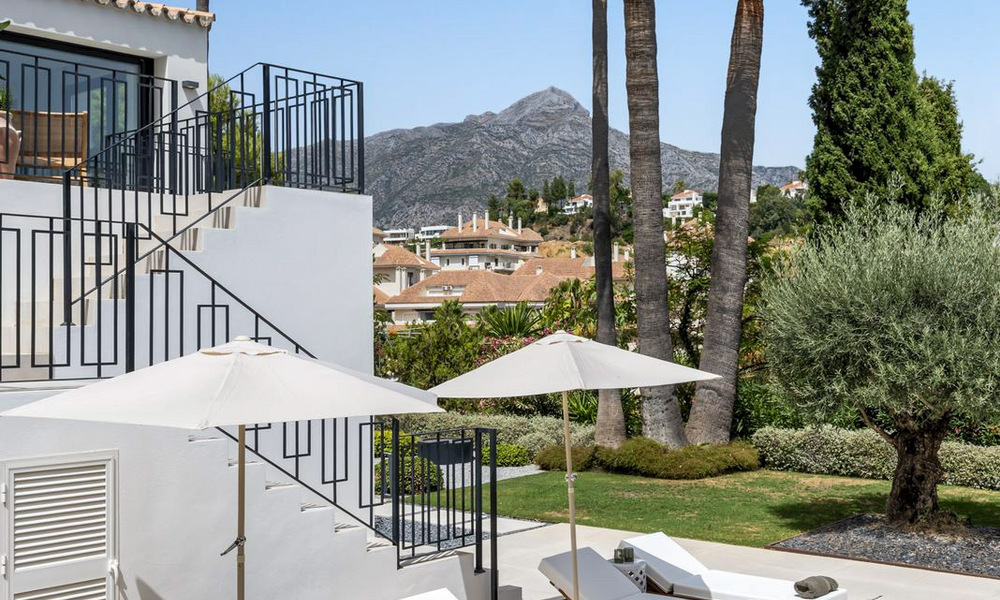 Modernised villa with contemporary mediterranean architecture for sale in Nueva Andalucía’s Golf Valley, Marbella 807968