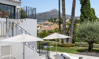 Modernised villa with contemporary mediterranean architecture for sale in Nueva Andalucía’s Golf Valley, Marbella 807968 