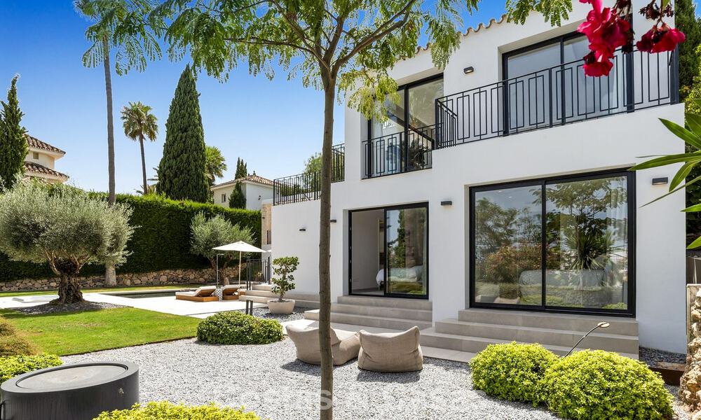 Modernised villa with contemporary mediterranean architecture for sale in Nueva Andalucía’s Golf Valley, Marbella 807970
