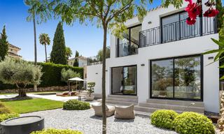 Modernised villa with contemporary mediterranean architecture for sale in Nueva Andalucía’s Golf Valley, Marbella 807970 