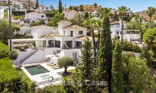 Modernised villa with contemporary mediterranean architecture for sale in Nueva Andalucía’s Golf Valley, Marbella 807971 