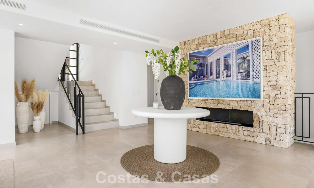 Modernised villa with contemporary mediterranean architecture for sale in Nueva Andalucía’s Golf Valley, Marbella 807973