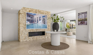 Modernised villa with contemporary mediterranean architecture for sale in Nueva Andalucía’s Golf Valley, Marbella 807974 