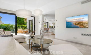 Modernised villa with contemporary mediterranean architecture for sale in Nueva Andalucía’s Golf Valley, Marbella 807977 