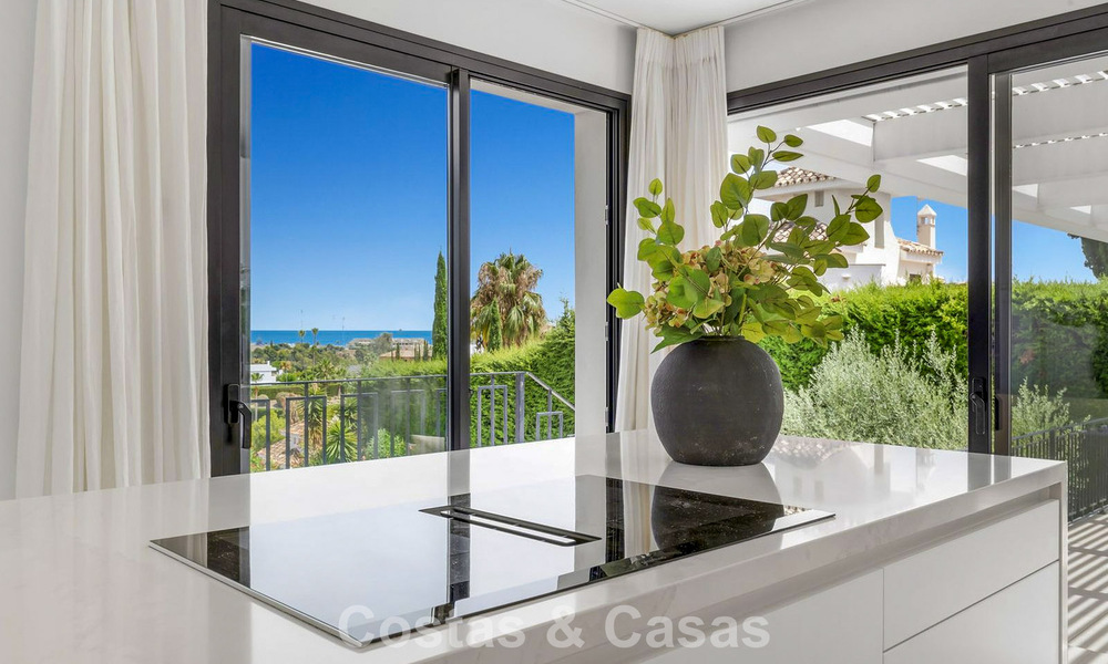 Modernised villa with contemporary mediterranean architecture for sale in Nueva Andalucía’s Golf Valley, Marbella 807982