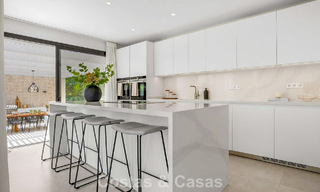 Modernised villa with contemporary mediterranean architecture for sale in Nueva Andalucía’s Golf Valley, Marbella 807983 