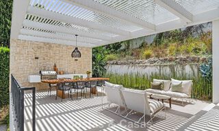 Modernised villa with contemporary mediterranean architecture for sale in Nueva Andalucía’s Golf Valley, Marbella 807985 