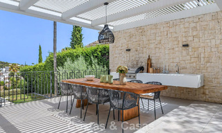 Modernised villa with contemporary mediterranean architecture for sale in Nueva Andalucía’s Golf Valley, Marbella 807986 