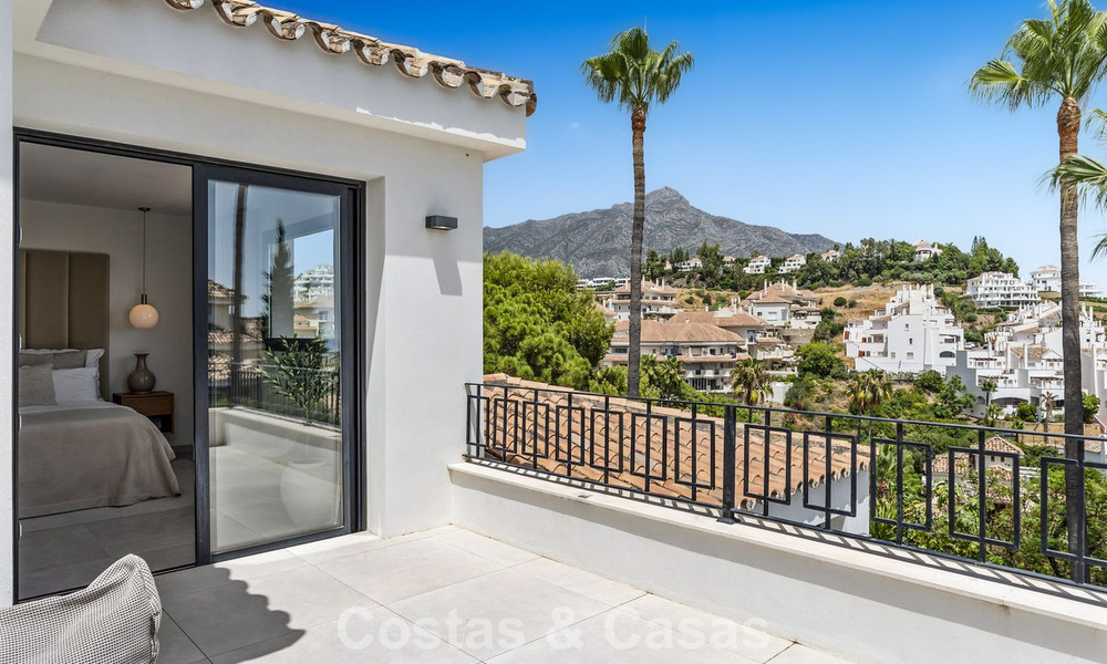 Modernised villa with contemporary mediterranean architecture for sale in Nueva Andalucía’s Golf Valley, Marbella 807990