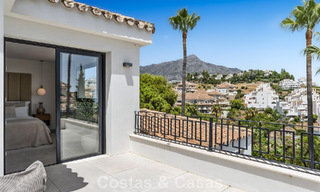 Modernised villa with contemporary mediterranean architecture for sale in Nueva Andalucía’s Golf Valley, Marbella 807990 