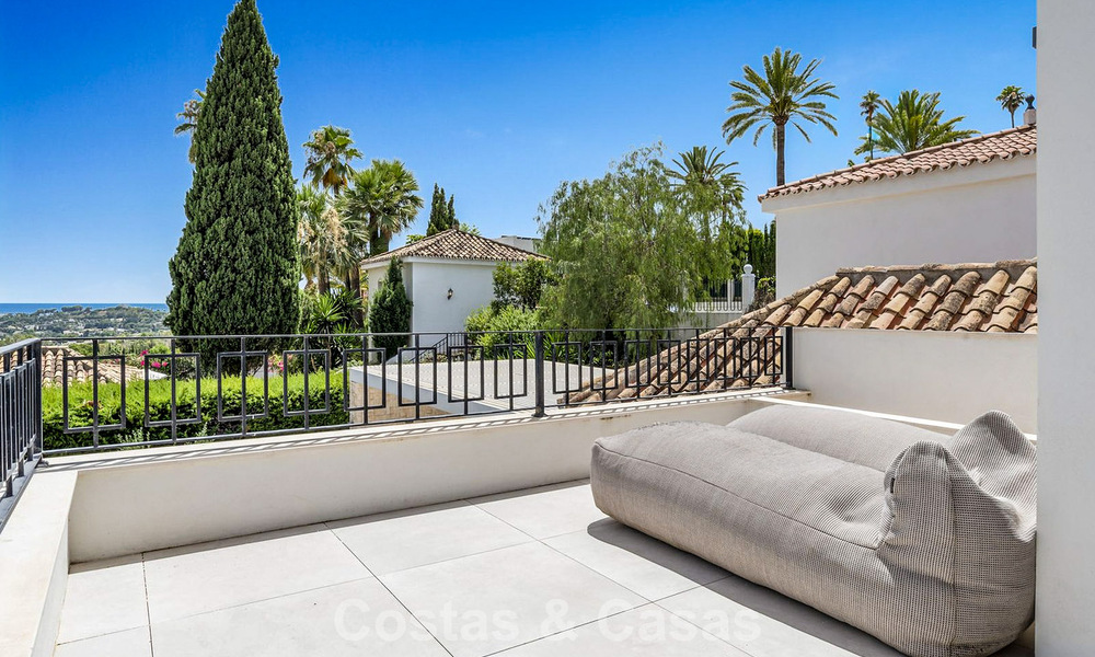 Modernised villa with contemporary mediterranean architecture for sale in Nueva Andalucía’s Golf Valley, Marbella 807991