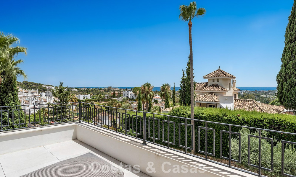 Modernised villa with contemporary mediterranean architecture for sale in Nueva Andalucía’s Golf Valley, Marbella 807992