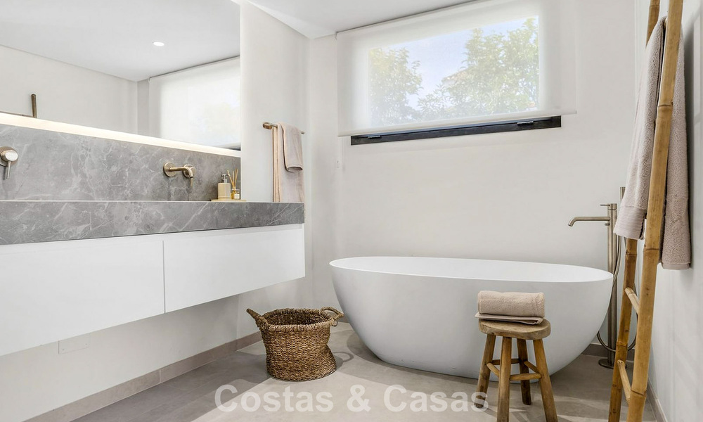 Modernised villa with contemporary mediterranean architecture for sale in Nueva Andalucía’s Golf Valley, Marbella 807994