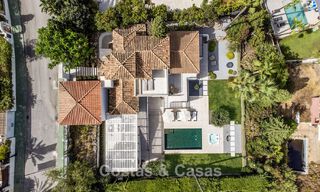 Modernised villa with contemporary mediterranean architecture for sale in Nueva Andalucía’s Golf Valley, Marbella 808009 
