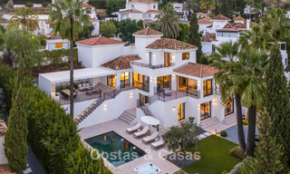 Modernised villa with contemporary mediterranean architecture for sale in Nueva Andalucía’s Golf Valley, Marbella 808012 