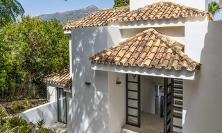 Modernised villa with contemporary mediterranean architecture for sale in Nueva Andalucía’s Golf Valley, Marbella 808015 