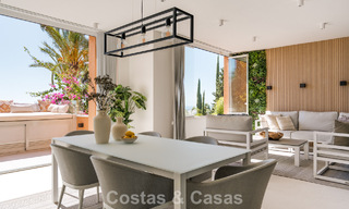 Luxury duplex penthouse with panoramic views for sale in Nueva Andalucía’s golf valley, Marbella 808061 
