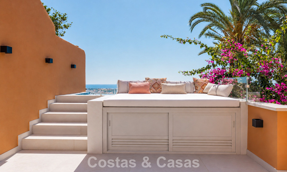 Luxury duplex penthouse with panoramic views for sale in Nueva Andalucía’s golf valley, Marbella 808066
