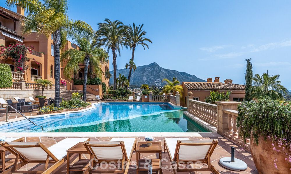 Luxury duplex penthouse with panoramic views for sale in Nueva Andalucía’s golf valley, Marbella 808067