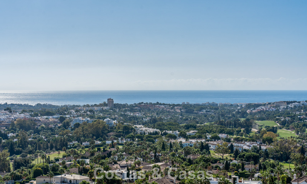 Luxury duplex penthouse with panoramic views for sale in Nueva Andalucía’s golf valley, Marbella 808072