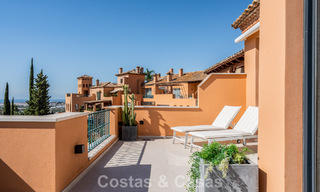 Luxury duplex penthouse with panoramic views for sale in Nueva Andalucía’s golf valley, Marbella 808081 