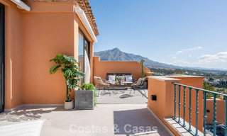 Luxury duplex penthouse with panoramic views for sale in Nueva Andalucía’s golf valley, Marbella 808084 
