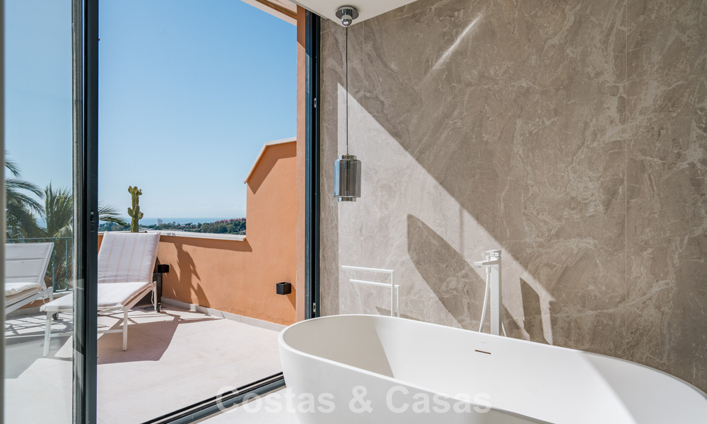 Luxury duplex penthouse with panoramic views for sale in Nueva Andalucía’s golf valley, Marbella 808085