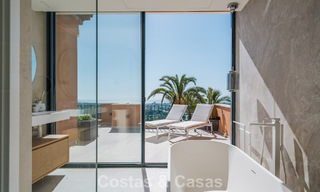 Luxury duplex penthouse with panoramic views for sale in Nueva Andalucía’s golf valley, Marbella 808086 