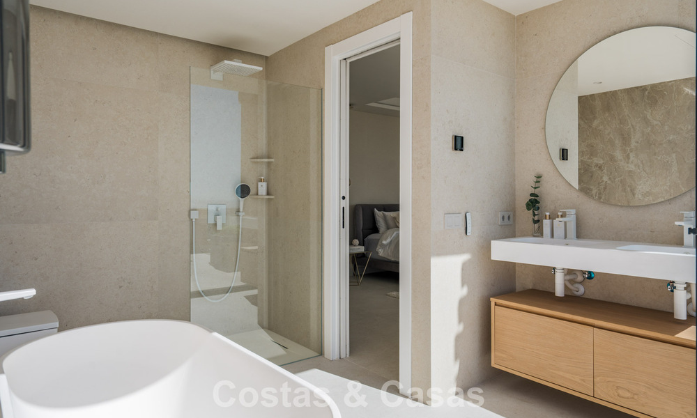 Luxury duplex penthouse with panoramic views for sale in Nueva Andalucía’s golf valley, Marbella 808087
