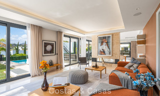 Contemporary luxury villa with minimalist design for sale in Nueva Andalucía, Marbella 808107 