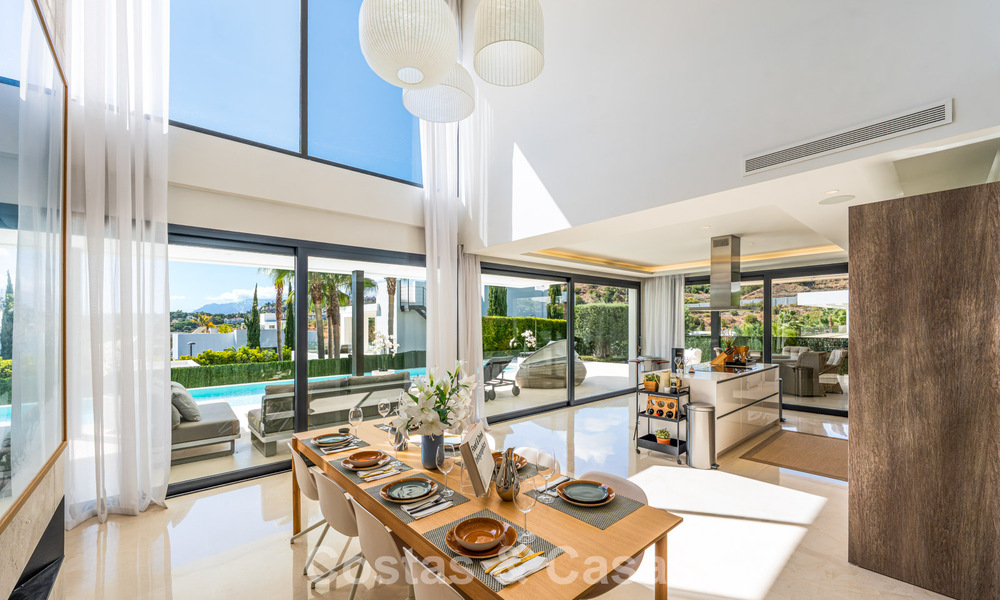 Contemporary luxury villa with minimalist design for sale in Nueva Andalucía, Marbella 808117
