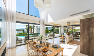 Contemporary luxury villa with minimalist design for sale in Nueva Andalucía, Marbella 808117 