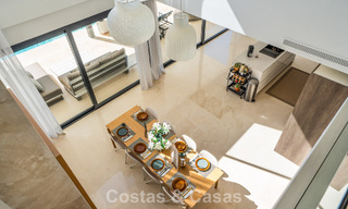 Contemporary luxury villa with minimalist design for sale in Nueva Andalucía, Marbella 808123 