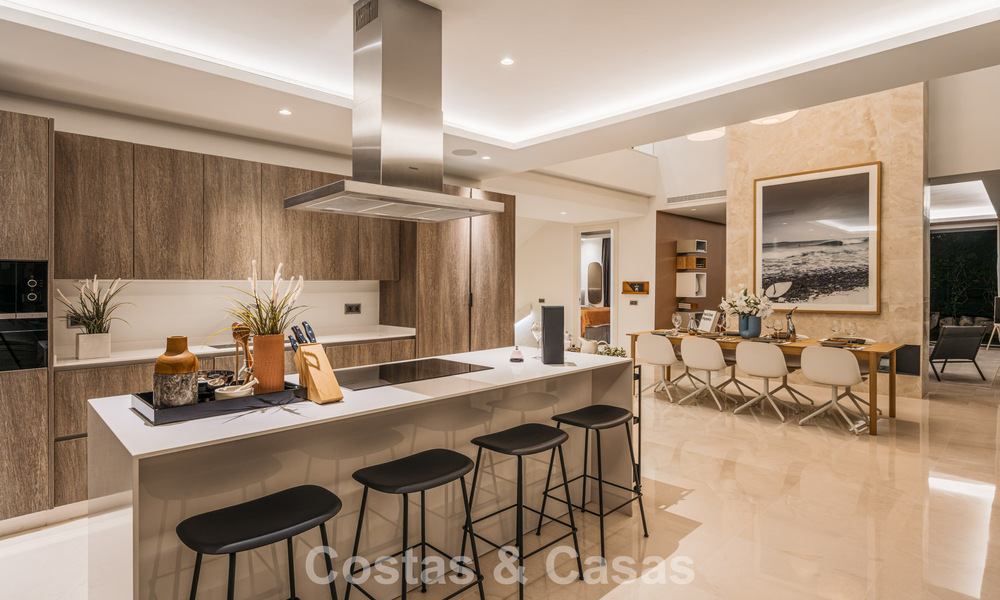 Contemporary luxury villa with minimalist design for sale in Nueva Andalucía, Marbella 808130