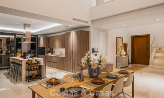Contemporary luxury villa with minimalist design for sale in Nueva Andalucía, Marbella 808132 