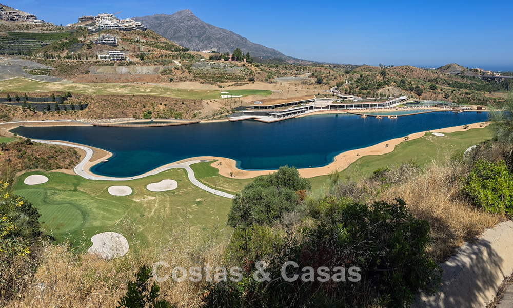 Contemporary luxury apartments for sale in a golf resort in the hills of Marbella - Benahavís 808676
