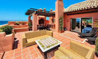 Exclusive beachfront penthouse apartment for sale, frontline beach of Los Monteros in Marbella 37186 