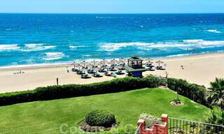 Exclusive beachfront penthouse apartment for sale, frontline beach of Los Monteros in Marbella 37192 